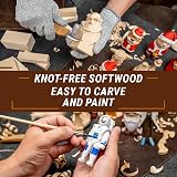 BeaverCraft Basswood Carving Blocks BW19 Unfinished Wood Blocks Set view 5