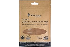 Wild Tusker Organic Ceylon Cinnamon Powder, 20g