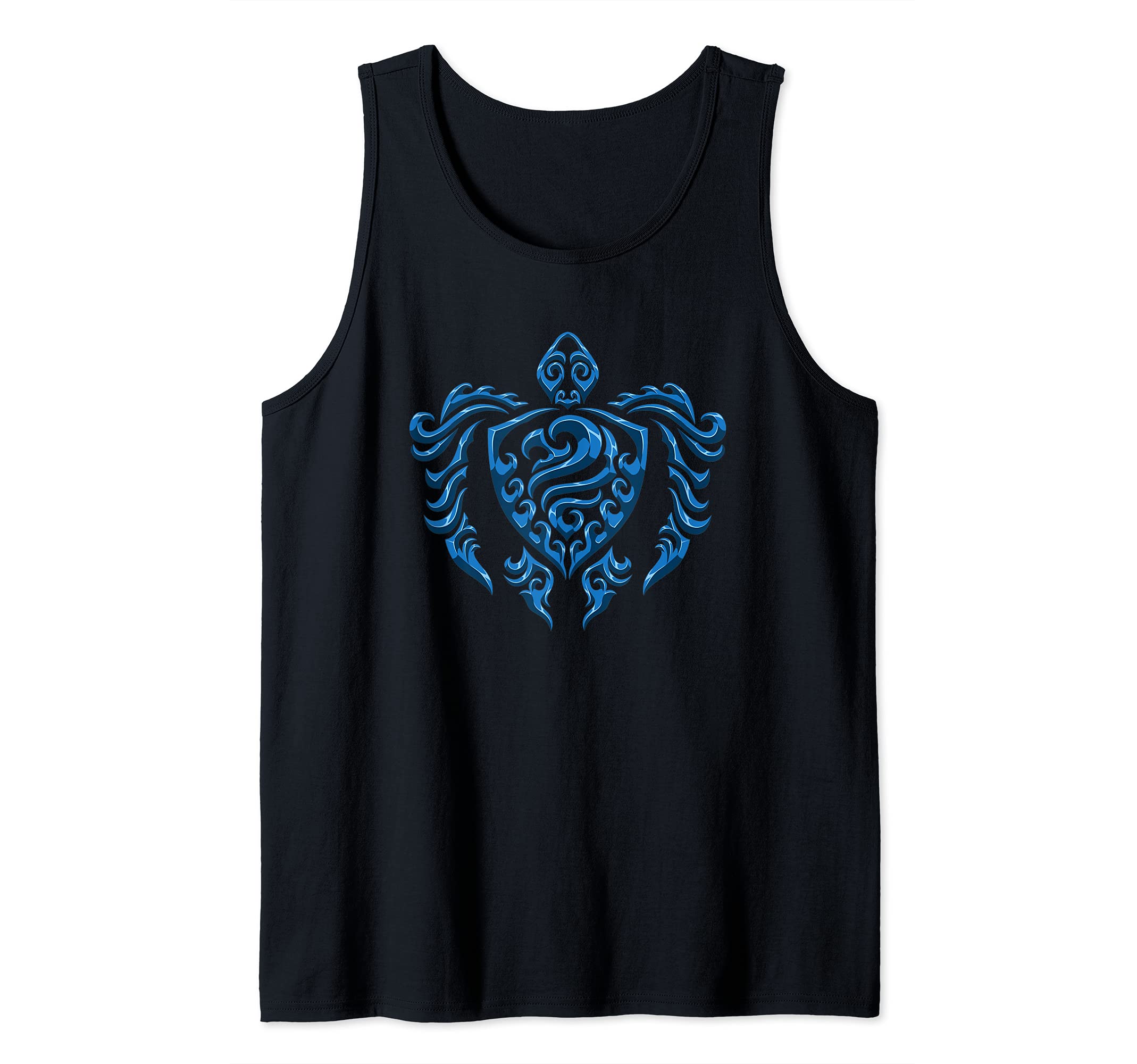 Maori Turtle - Water Symbol - Tribal Tattoo For Divers Tank Top