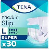 TENA ProSkin Incontinence Slip Plus Large 30 Count Twin Core FeelDry