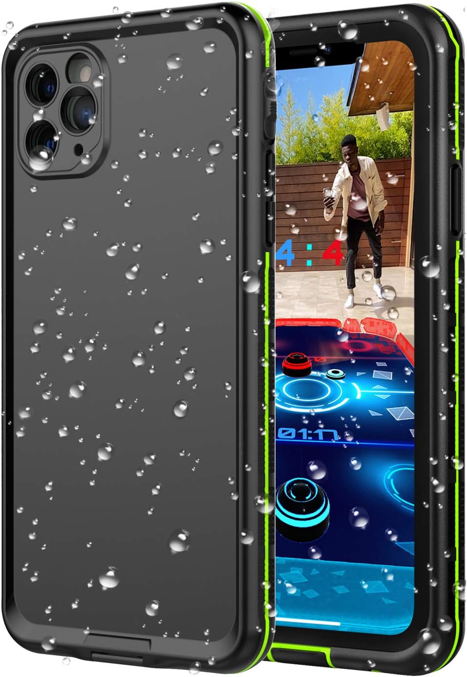 PINGTEKOR iPhone 11 Pro Max Waterproof Case,Retail Packaging,IP68 Full Sealed Snowproof Dustproof Shockproof Heavy Duty Protection Cover with Screen Protector for iPhone 11 Pro Max