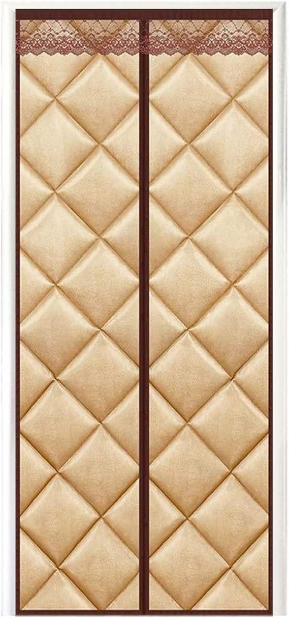 BWBG Cortina De Puerta De AlgodóN, 130x210CM Espesar La Cortina De La