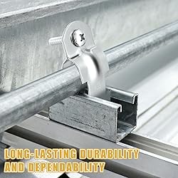 Landhoow 25 Set EMT Pipe Universal Strut Clamps 304