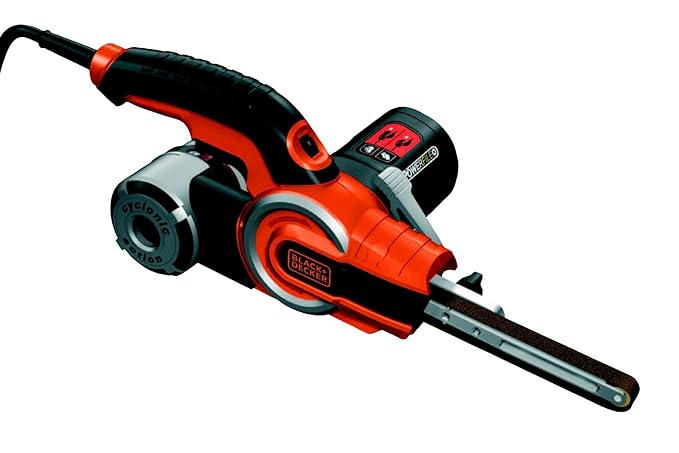 title=BLACK+DECKER KA902EK-QS Lima Elettrica con 9 Accessori, Valigetta, 400 W,