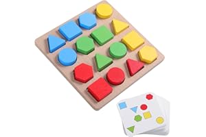 Memory Activities and Games for Seniors with Dementia, Puzzles Gifts for Dementia Seniors Patients Dementia Geometric Cogniti