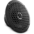 DS18 PRO-ZT6 6.5-Inch 2 Way Pro Audio Midrange Speakers with Built-in Bullet Tweeter 4-Ohms 450W Max 225W RMS Water Resistant - Black Metal Mesh Grill Included (1 Speaker)