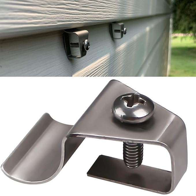 Address Plaques Hanger for Vinyl Siding, NoHole Needed Outdoor House