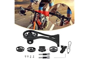 BIKOOCO Out Front Bike Computer Mount - Lightweight GPS and Action Camera Compatible Mount for Garmin, Wahoo, Bryton, Cateye - Ideal 32mm Handlebar Accessory for Mountain, Road, and Gravel Bikes