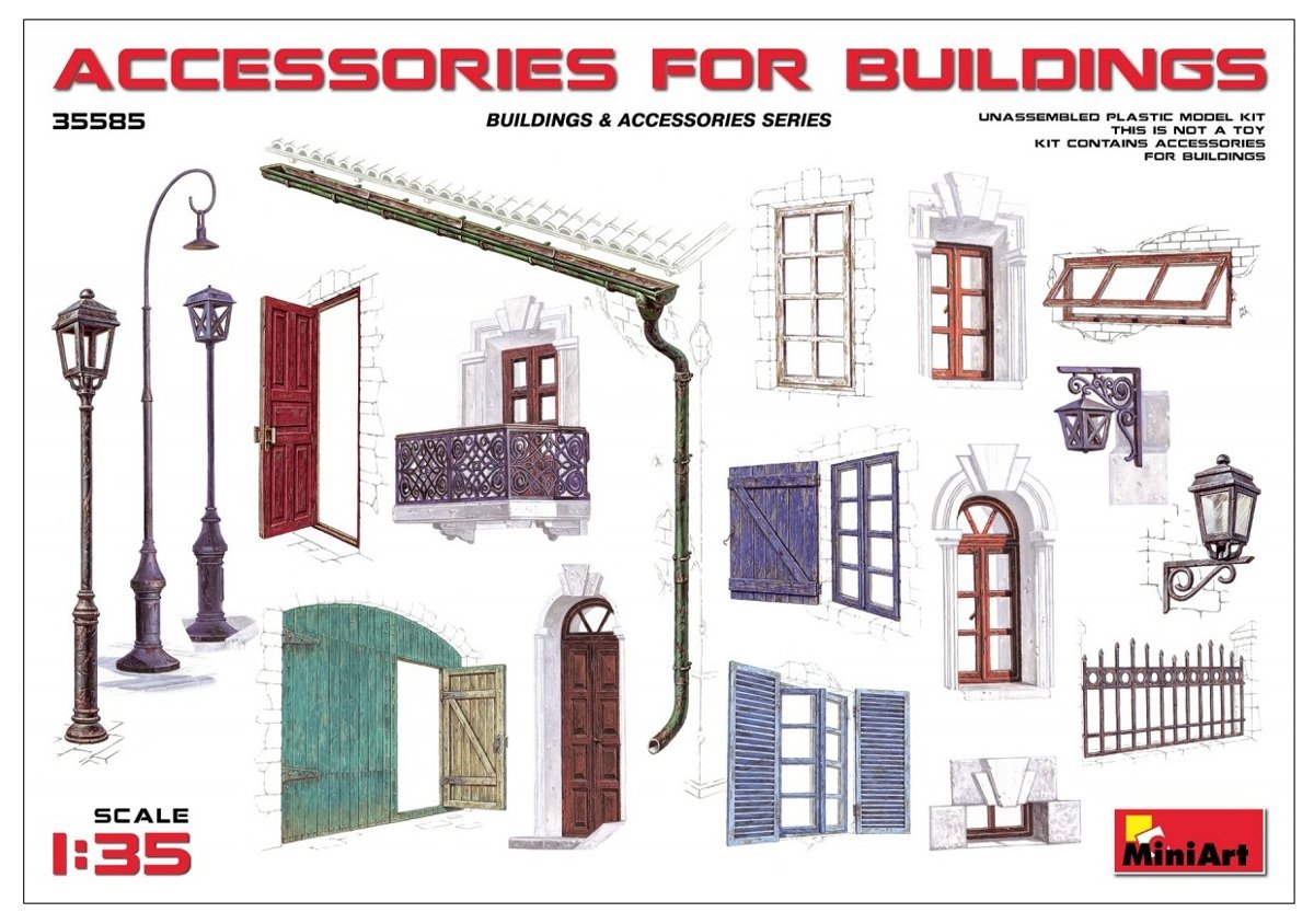 Miniart 1: 35 - Accessories for Buildings