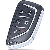 Smart Key for Cadillac Escalade 2021-2025, Alliskeys 6-Button Proximity Keyless Entry Remote Control Key Fob Replacement for Cadillac Escalade 2021-2025 YGOG20TB1