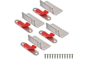 Cabinet Magnets Mousike Adhesive Strong Magnetic Door Catch Stainless Steel Kitchen Magnetic Latch Used to Close Cupboard Cabinet Closet Door Drawer(Silver 4Pack)