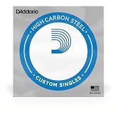 D'Addario Guitar Strings - PL0155 Plain Steel Guitar Single String, .0155