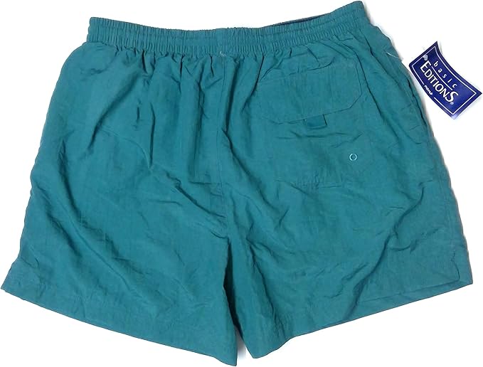 basic editions women's drawstring shorts