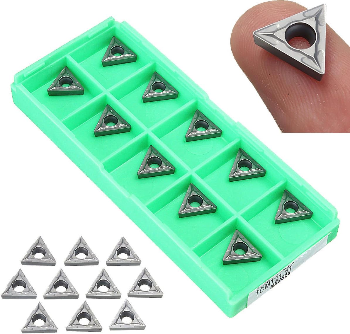 10pcs TCMT110204 NX2525 TCMT21.51 Carbide Insert For Lathe Turning Tool Holder