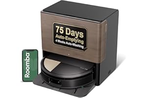 iRobot Roomba Max 705 Combo Robot Vacuum & Mop + AutoWash Dock – Extending Self-Cleaning Roller Mop, Retractable Mop Cover, Dual Brushes, Self-Empties, Heat-Washes & Dries, Avoids Obstacles, LiDAR