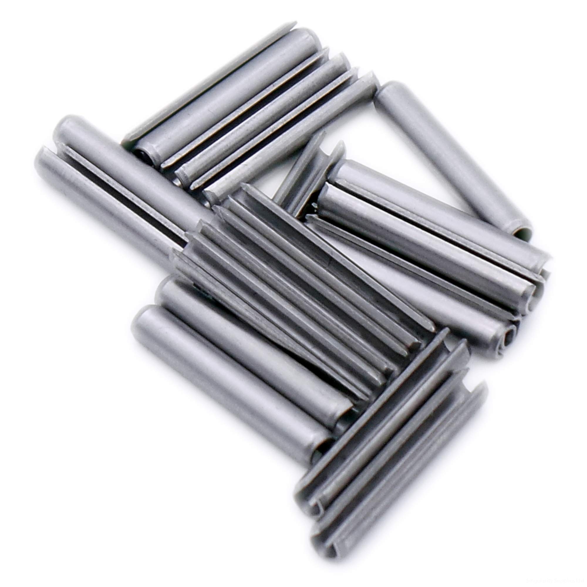 D2.5 (2.5mm x 6mm) Slotted Spring Pin (Heavy) - Stainless Steel (A1) (Pack of 20)