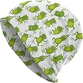 Cute Frog Beanie Chemo Hat Cancer Headwear Knitted Hats Baggy Slouchy Scarf Cap for Adults Women Men