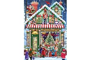 Toy Shop Advent Calendar (Countdown to Christmas) with Holiday Pictures by Vermont Christmas Company