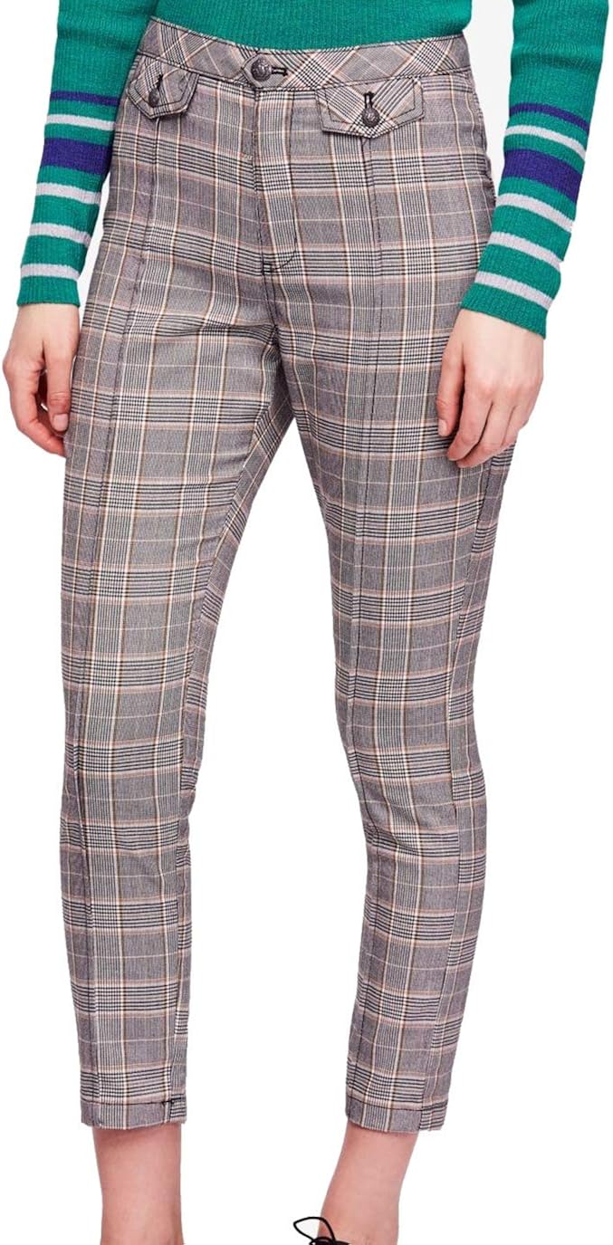 tailored plaid pants