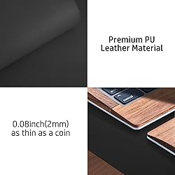 Aothia Leather Desk Pad Protector,Mouse Pad,Office