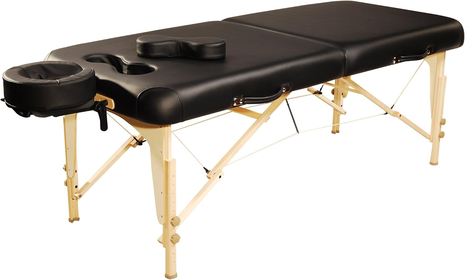 Mt Massage Midas-Girl 30'' Breast Recess Professional Portable Massage Table Package (Black): Health & Personal Care