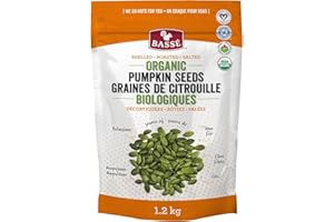 Bassé Organic Dry Roasted & Shelled Pumpkin Seeds, 1.2kg