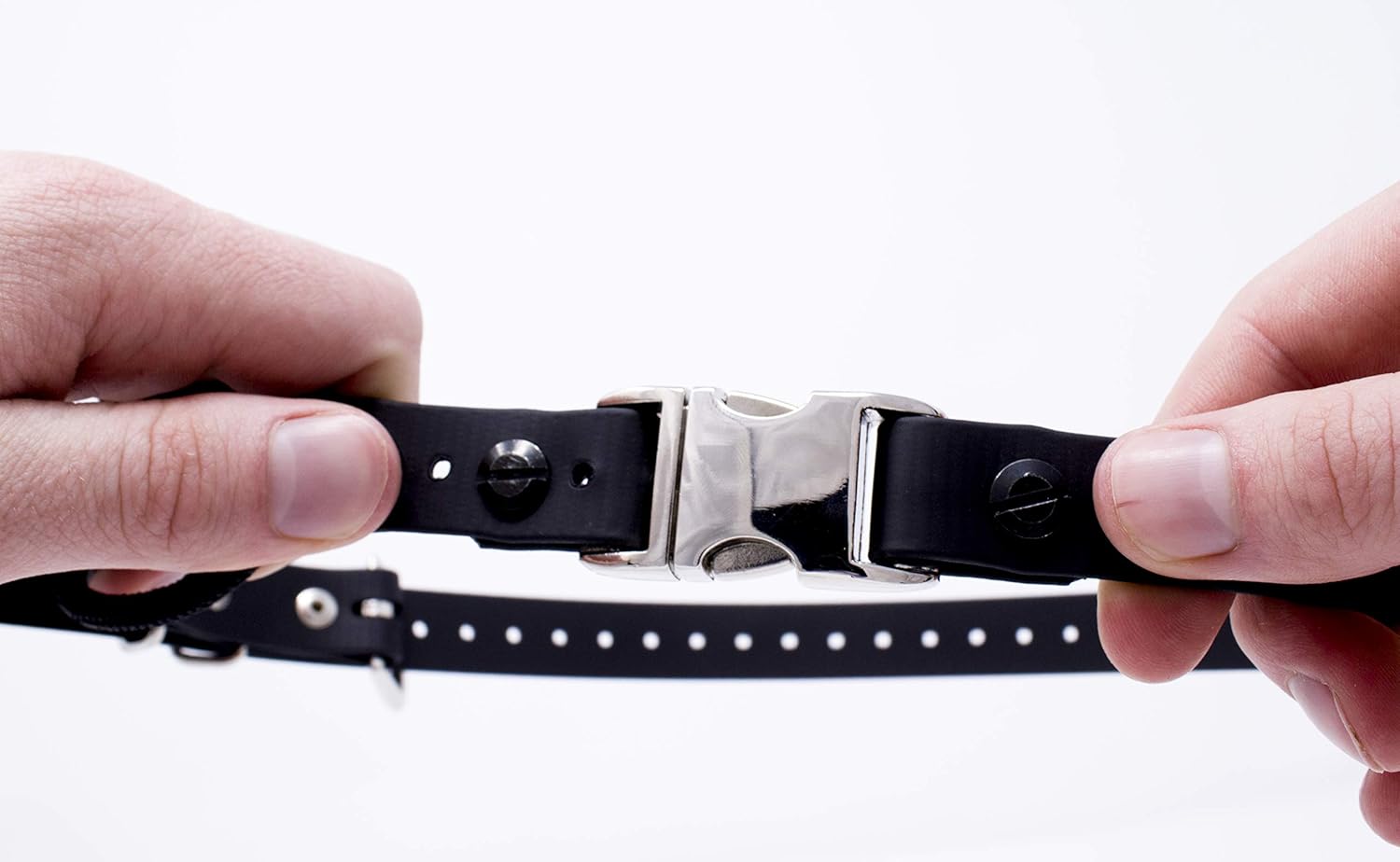 Educator Quick Snap Bungee Collar, 3/4-Inch Wide by 33-Inches Long, Black: Pet Supplies