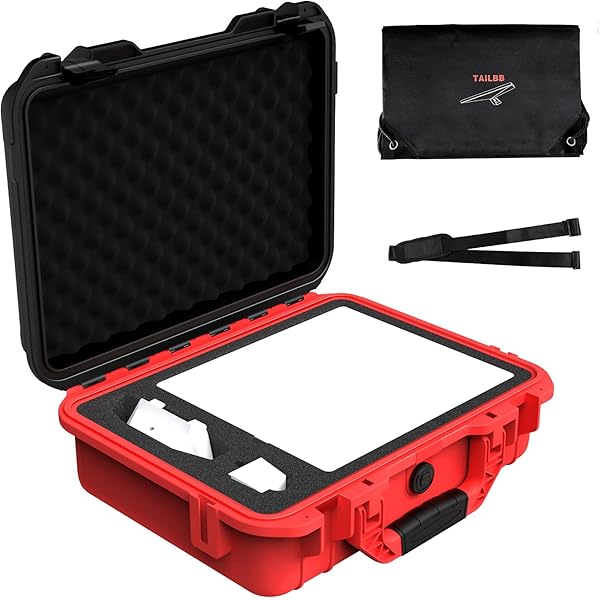Waterproof Hard Case For Starlink Mini Dish & Accessories - Customizable Foam, Shockproof Travel Case With Handle