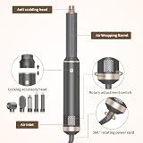 Dryhsip 5-in-1 Hair Dryer Brush Grey Detachable Heads Travel Power 800W view 3