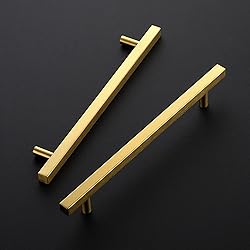 Ravinte 5 Pack Gold Cabinet Handles 7-1/2 Inch