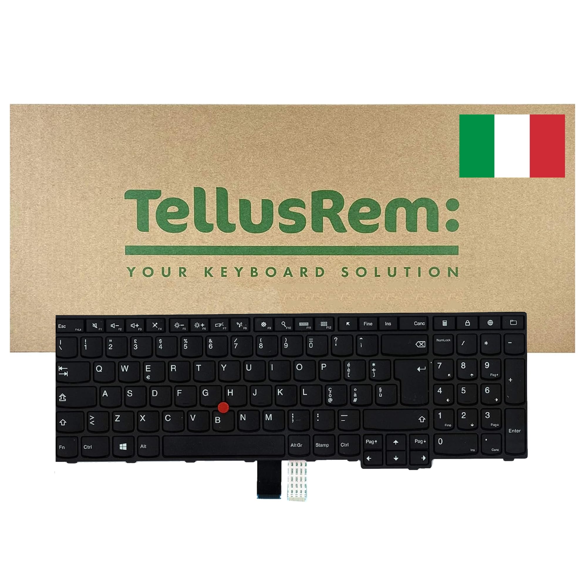replacement Italian non-backlit keyboard for Lenovo Thinkpad E550 E560 E560c