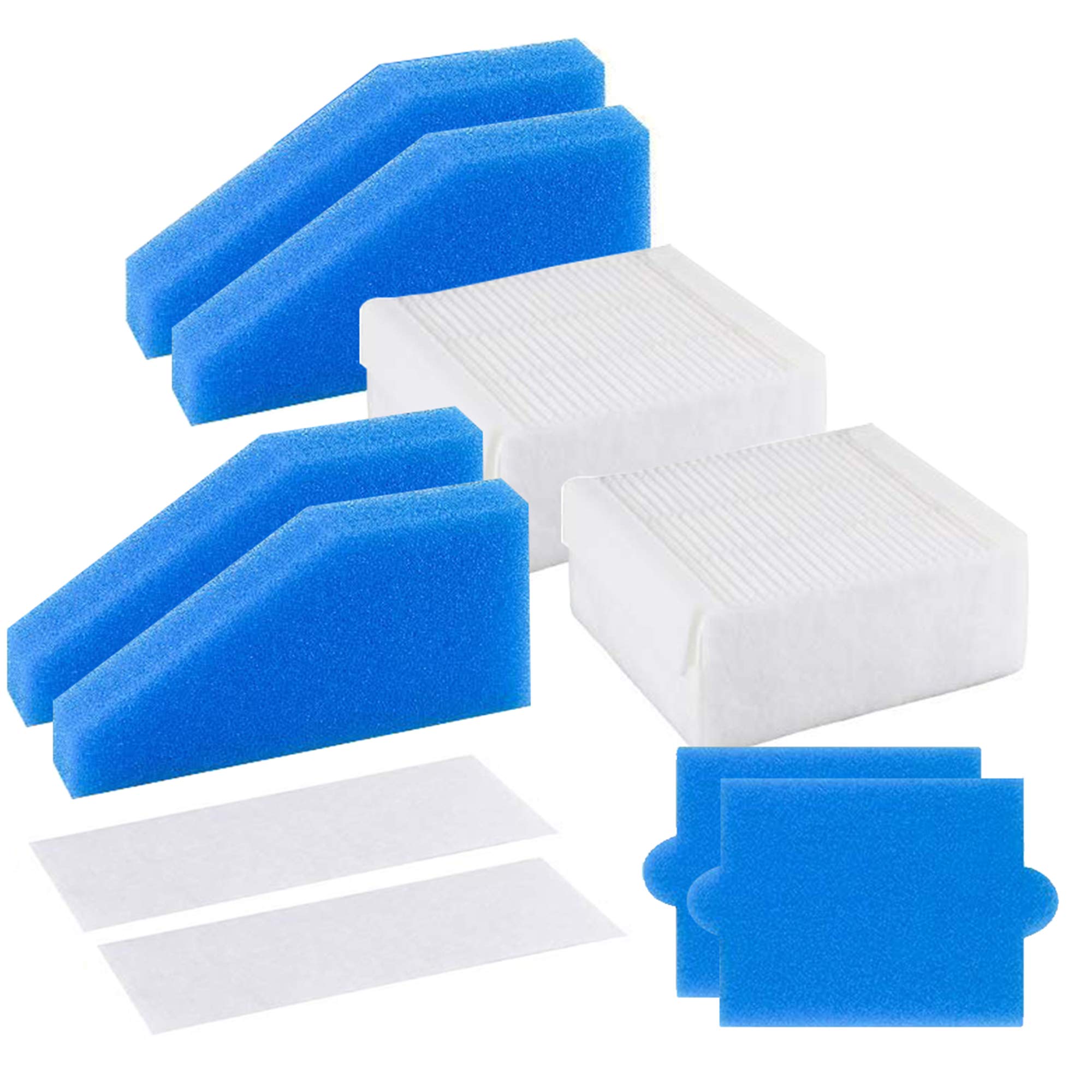 2 x Replacement Filters Compatible with Thomas AQUA+ Vacuum Cleaners Alternative to Thomas 99 Filter Set (Part # 787241), Contains 5 Pieces