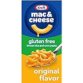Kraft Gluten Free Mac and Cheese Dinner, Original Flavor, 6 oz Box | for Easy Dinner or Dinner Sides No Artificial Preservatives, Flavors, or Dyes, Gluten Free Brown Rice and Corn Pasta