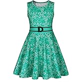 HenzWorld Princess Dress up for Girls Disgust Costume Joy Costume Halloween Costumes for Kids Cosplay Party Sleeveless Outfit