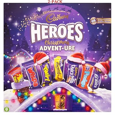 Dairy Milk Heroes Advent Calendar 231g 2-Pack