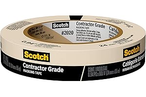 SCOTCH 3M 2020-1A 1" x 60Yd Masking Tape s/w