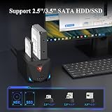 FIDECO USB 3.2 Gen 1 Dual Bay 2.5/3.5 inch SATA HDD SSD Docking Station Offline view 5