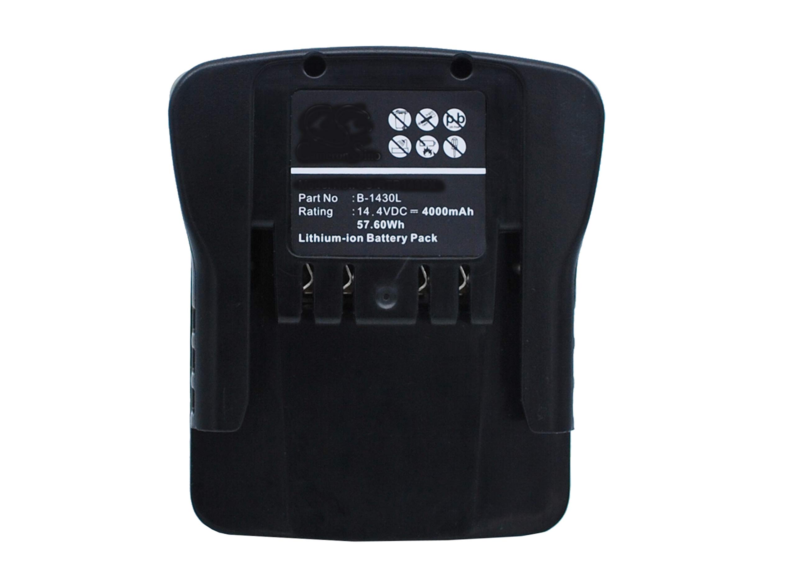 Synergy Digital Power Tool Battery, Works with Ryobi BID-1410 Power Tool, (Li-Ion, 14.4V, 4000 mAh) 