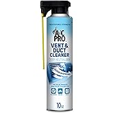 InterDynamics Certified A/C Pro Vent and Duct Cleaner, Professional Strength Odor Eliminator for Cars, Truck, HVAC, 10 Oz