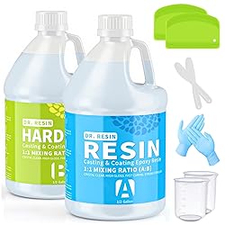 Clear Epoxy Resin Kit 1 Gallon, 2 Part Art Craft
