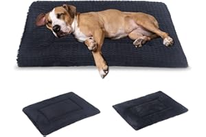 BVAGSS Dog Bed Mat,Reversible Dog Crate Pad, Memory Foam Dog Beds, Soft Warm Pet Cushion for Small Medium Dogs, Washable Pet 