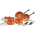 Copper Chef 10 Piece Nonstick Pan Set, with CeramiTech