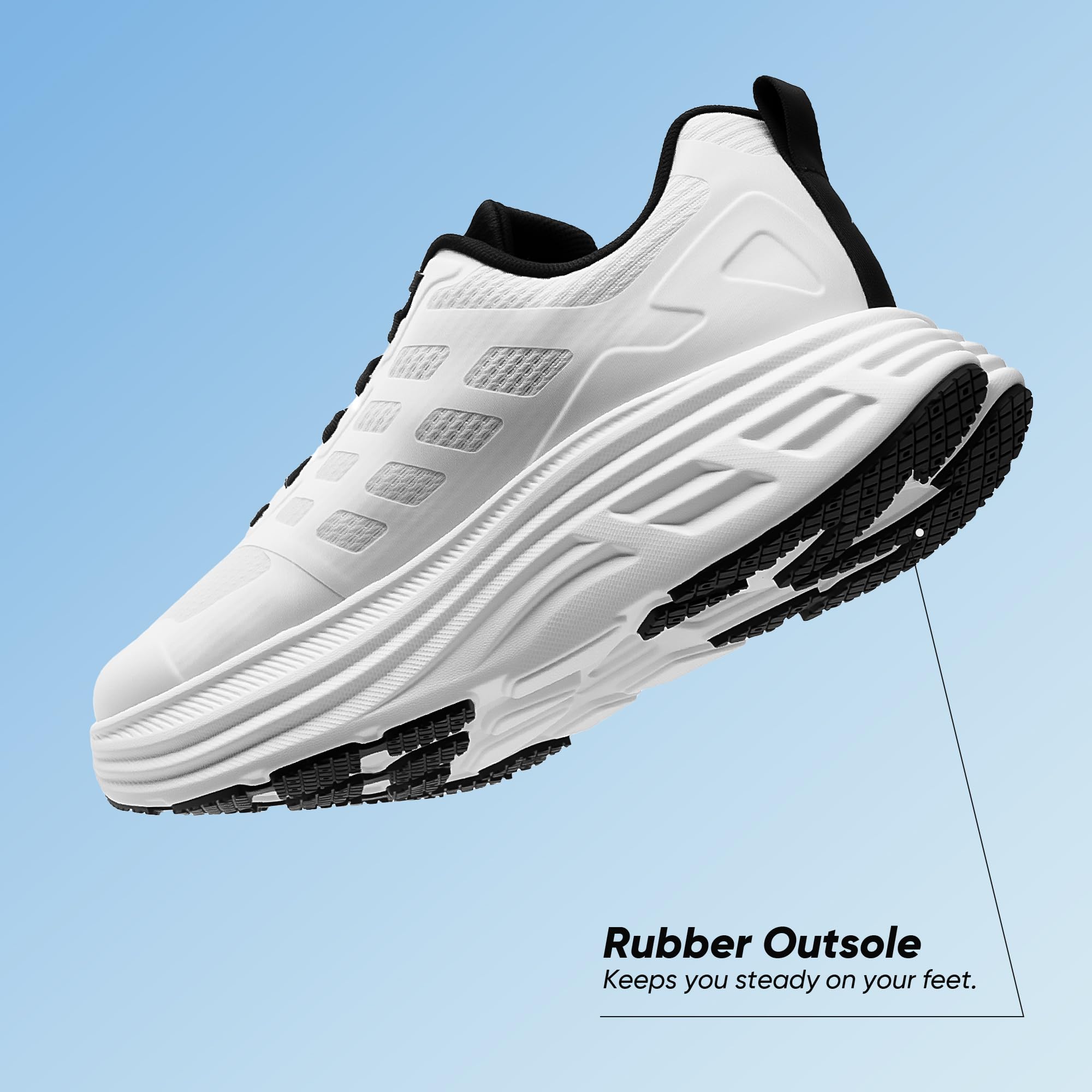 NORTIV 8 Women's Walking Shoes Cushion Running Tennis Shoes ActiveFloat Non-Slip Comfortable Breathable Workout Gym Sports Athletic Fashion Sneakers