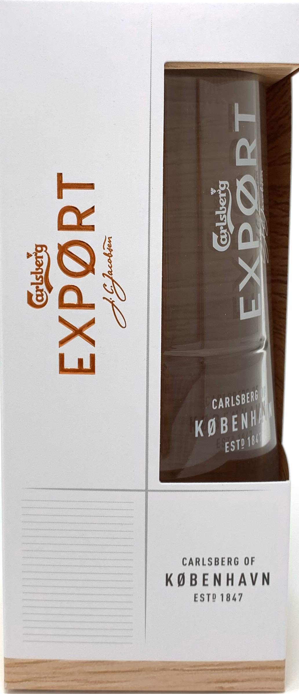 Carlsberg Export Pint Glass 20oz Gift Boxed (1 Glass) from GarageBar