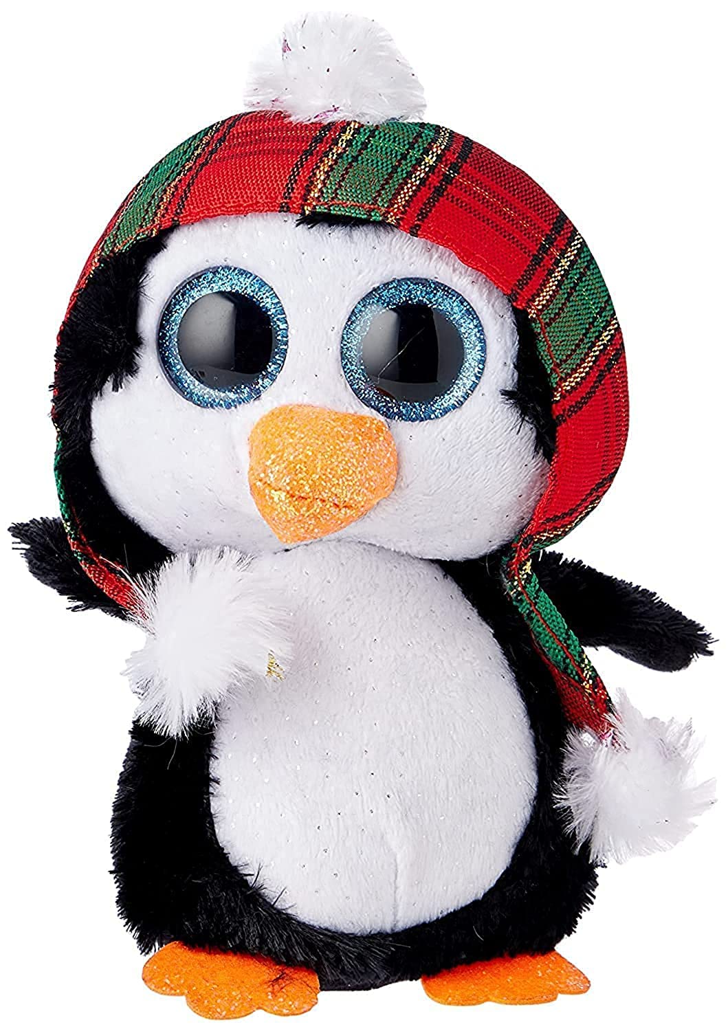 Ty UK Ltd 2008092 Beanie Boos Cheer Penguin Xmas 2020-Boo-Reg Plush Animal, Multicolor