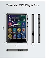 32GB MP3 Player with Bluetooth 5.3, Full Touch
