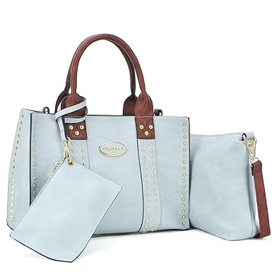 Dasein Dasein Designer Tote Purse Satchel Handbag Faux Leather Shoulder Bag Top Handle Bag