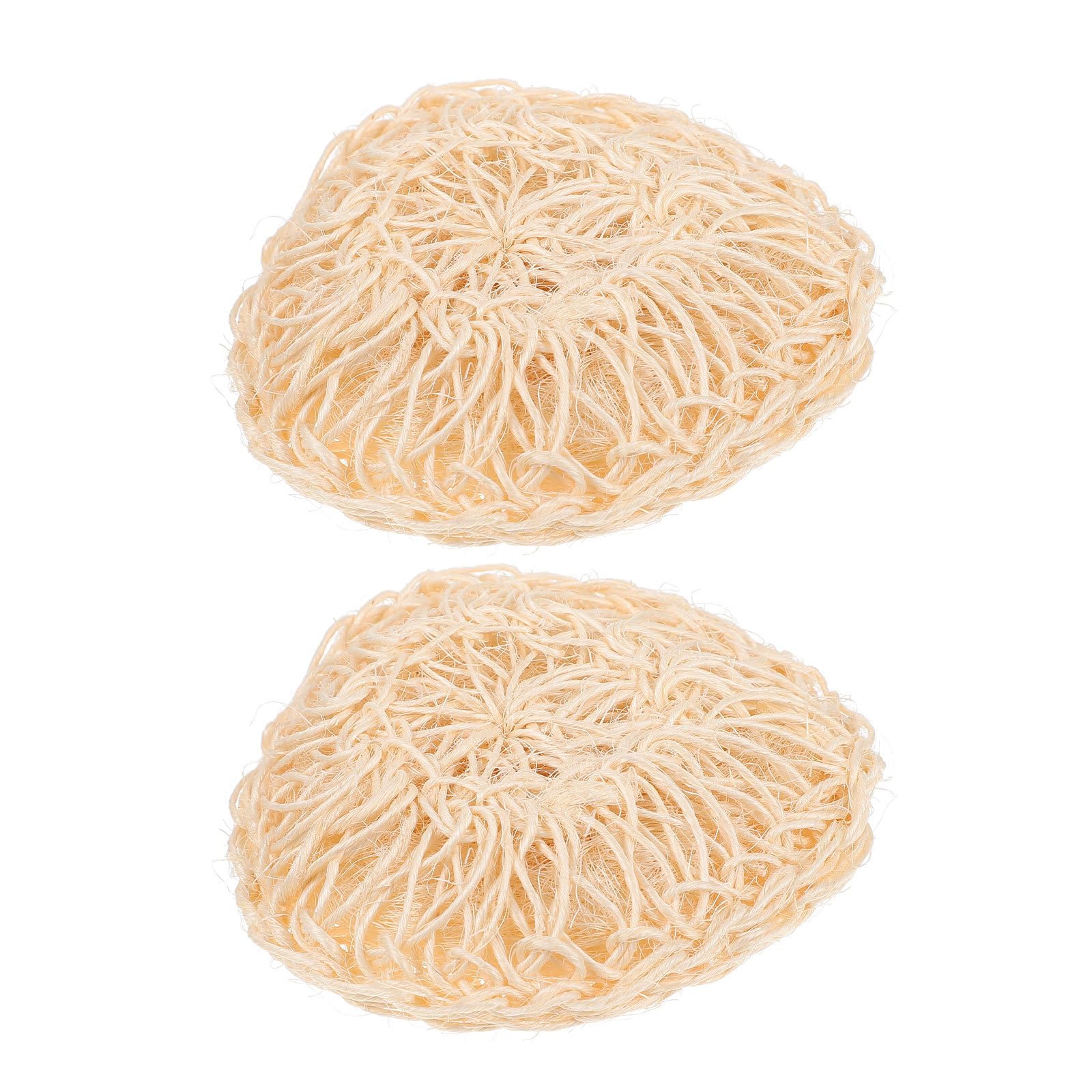2Pcs Exfoliating Sisal Bath Sponge Balls Sisal Bathing Balls for Skin Cleaning Natural
