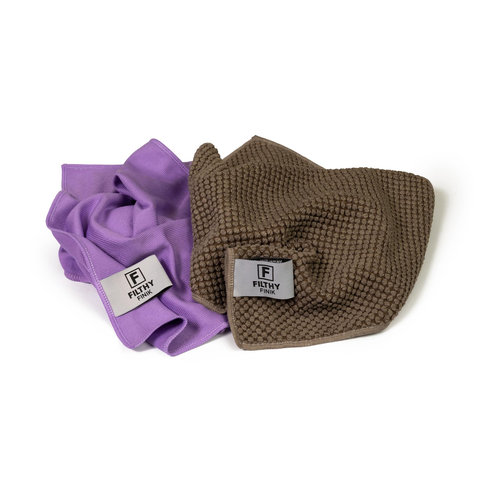 Filthy Finik Drip, Drop Shine – 2 x Microfibre Cleaning Cloths – Perfect As A Shower Cleaner – Bathroom Cleaner – Oven Cleaning Cloth – Dusting Cloth – Dog Paw Cleaner – Size 35cm x 30cm