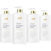 Dove Intensive Repair Conditioner for Damaged Hair &amp; Breakage 28oz 4ct | Helps restore hair, stop 98% visible damage &amp; regenerate hair strength for stronger hair with Amino Serum &amp; Bio-Protein Care
